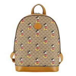 GUCCI GG Supreme Backpack Mickey Mouse Collaboration